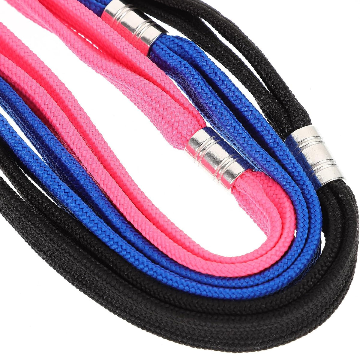 6pcs Adjustable Nylon Dog Grooming Leashes Pet Bathing Rope Slip Collar Loop for Grooming Table Use, Blue Dark Gray Pink