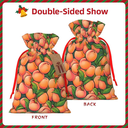 SXOOGE Peach Gift Bag with Handles and tag, Perfect for Christmas, Birthday, Wedding or Daily Gift - (S)