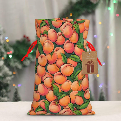 SXOOGE Peach Gift Bag with Handles and tag, Perfect for Christmas, Birthday, Wedding or Daily Gift - (S)