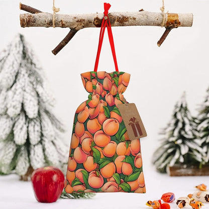 SXOOGE Peach Gift Bag with Handles and tag, Perfect for Christmas, Birthday, Wedding or Daily Gift - (S)