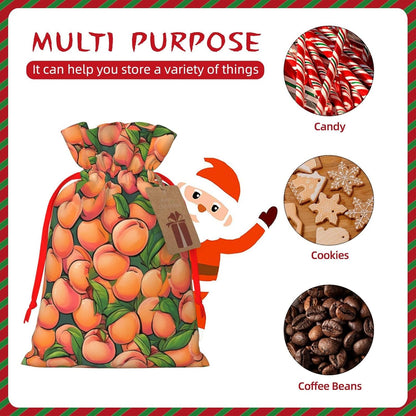 SXOOGE Peach Gift Bag with Handles and tag, Perfect for Christmas, Birthday, Wedding or Daily Gift - (S)