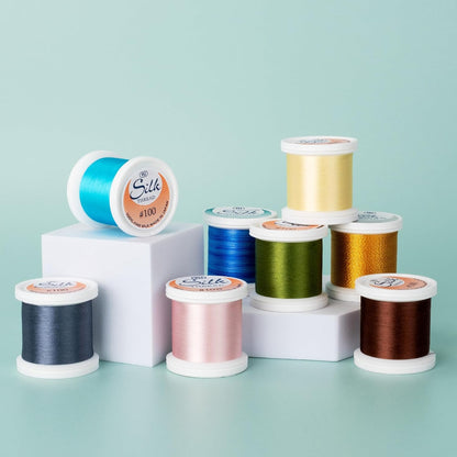 Silk Thread – 100 wt Fine Japanese Silk for Appliqué, EPP, and Quilting - Pink