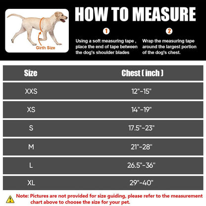 Dog Vest Harness and Patches Set, in Training Service Dog Harness with 10 Dog Patches, Reflective Dog Vest with Handle for Small, Medium, Large, and Extra-Large Dogs
