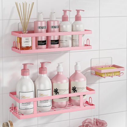 Pink Shower Caddy, 3 Pack