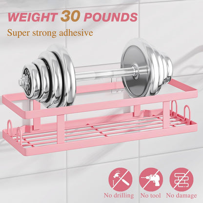Pink Shower Caddy, 3 Pack