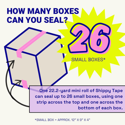 Decorative Packing Tape with Pink Dispenser – You’ve Got Mail Purple, 1.88" x 22.2 Yards – Cute Printed Shipping Tape for Gifts, Small Business Essentials, and Mailers
