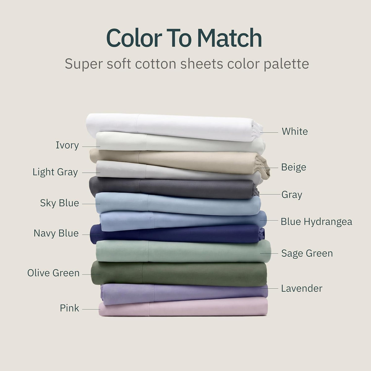 Super Soft 100% Cotton Full Size Bed Sheet Set, 4 Pc Set, Pink
