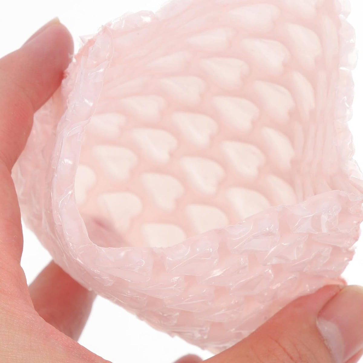 50pcs Pink Heart-shaped Air Bubble Bags for Shipping Fragile Items and Parcels, Lightweight Plastic Bubble Padded Bags with Quick Packing Feature, for Shipping Boxes and Storage
