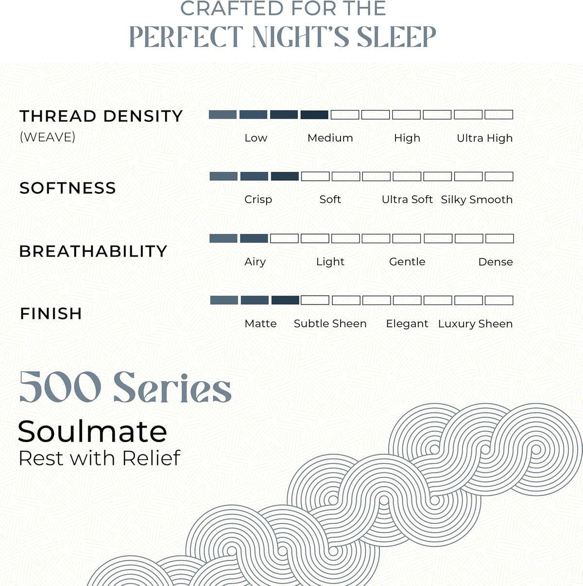 100% Egyptian Cotton Pillow Cases Queen Size Set of 2 - Luxury 500 Series Soulmate Collection Cotton Pillowcases (Blush), Silky Soft, Cooling & Breathable Standard Size Pillow Case