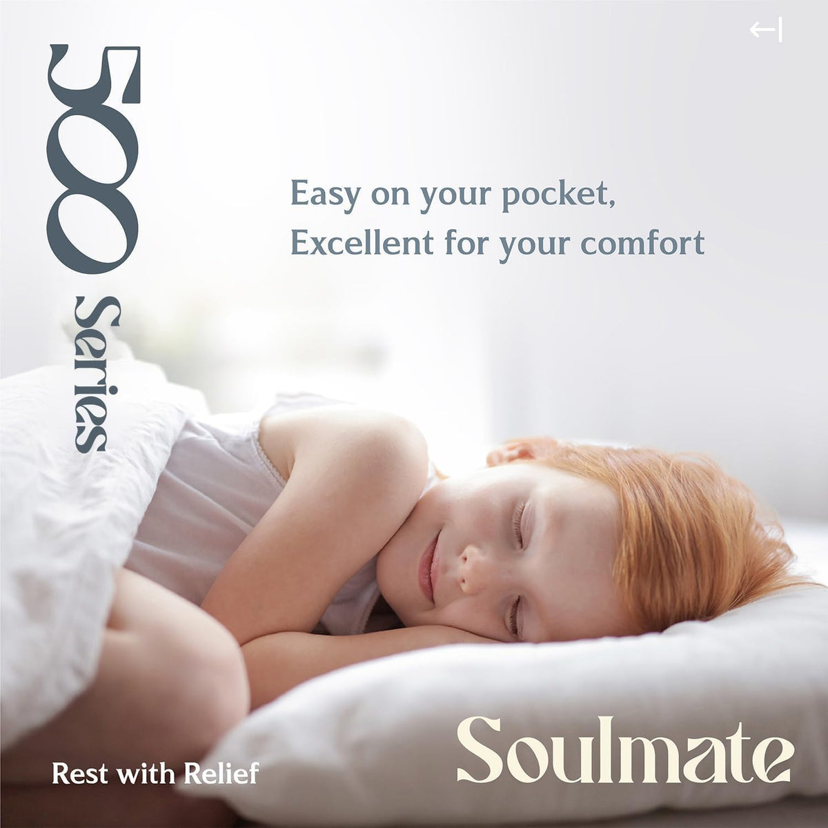100% Egyptian Cotton Pillow Cases Queen Size Set of 2 - Luxury 500 Series Soulmate Collection Cotton Pillowcases (Blush), Silky Soft, Cooling & Breathable Standard Size Pillow Case