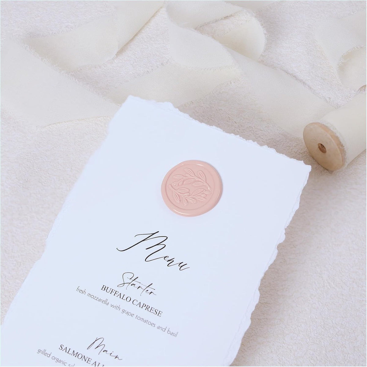 Blush Pink Sealing Wax Sticks for Wax Seal Stamp - Perfect for Wedding Invitations, Cards Envelopes, Snail Mails, Wine Packages, Christmas Gift Ideas, Pack of 8