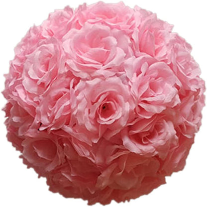 Artificial Flower Ball for Centerpieces Bridal Wedding Artificial Wedding Party Centerpieces Decorations, 7.8inch (5, Pink)