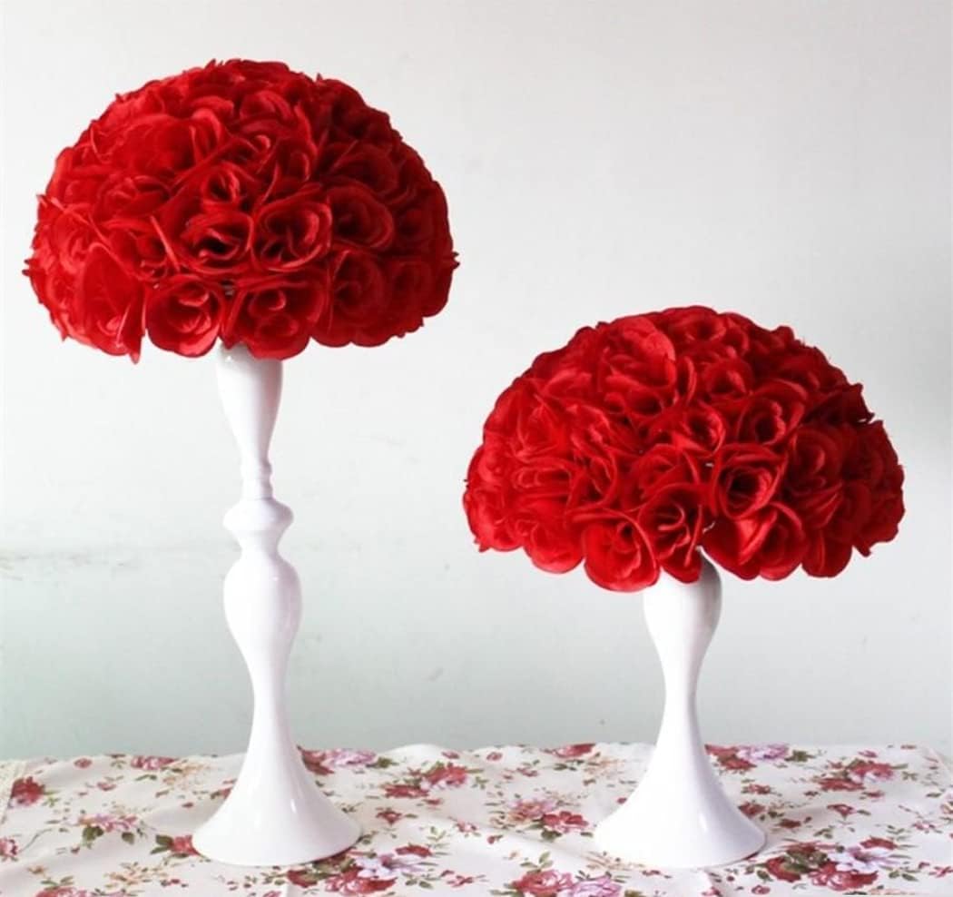 Artificial Flower Ball for Centerpieces Bridal Wedding Artificial Wedding Party Centerpieces Decorations, 7.8inch (5, Pink)