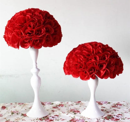 Artificial Flower Ball for Centerpieces Bridal Wedding Artificial Wedding Party Centerpieces Decorations, 7.8inch (5, Pink)