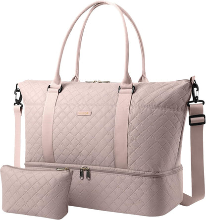 Travel Duffel Bag - Weekender Bags for Women, Carry On Gym Tote Bags