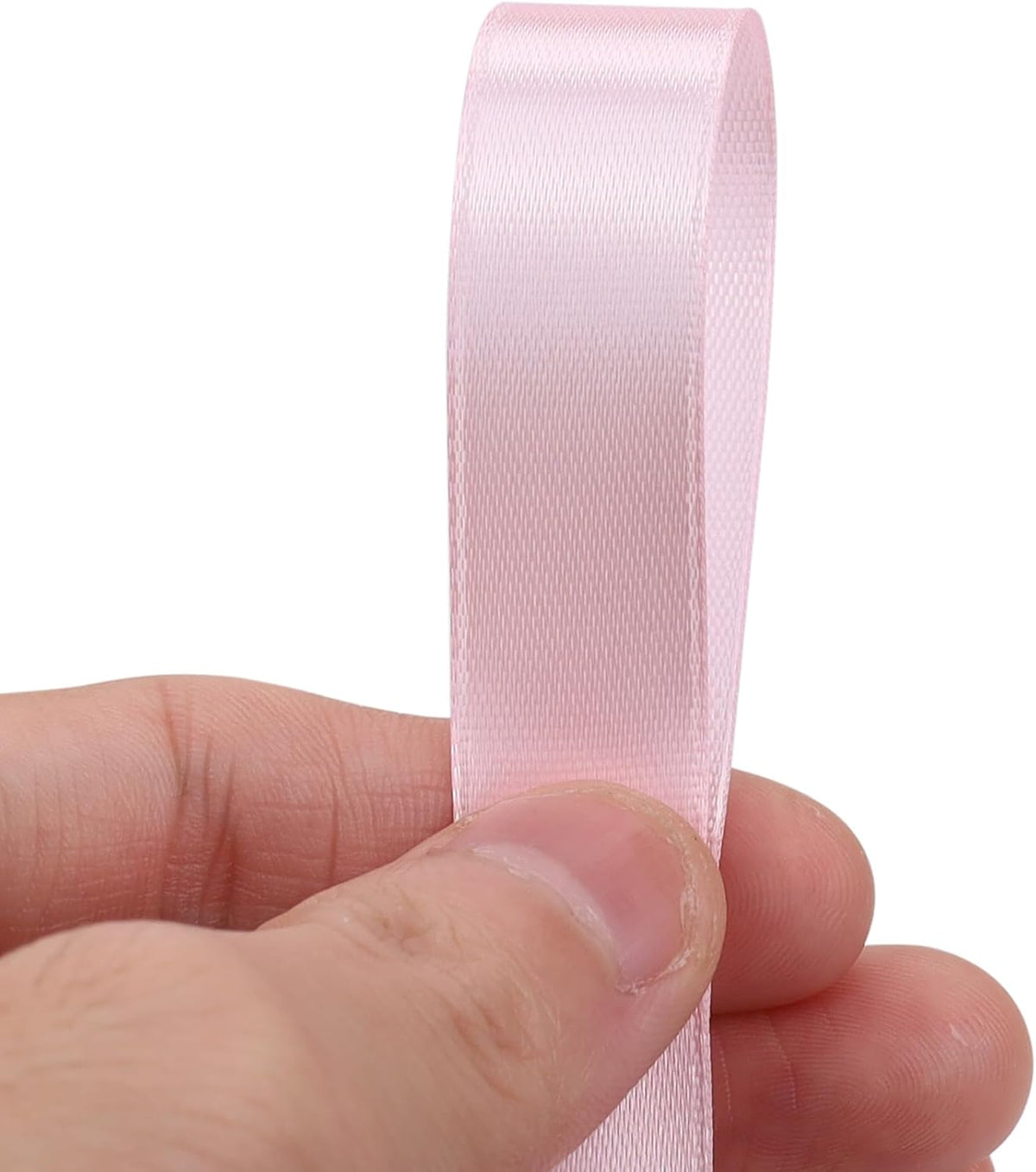 5/8 inches 50 Yard Light Pink Satin Ribbon for Gift Wrapping, Wedding, Crafts, Christmas,Easter, Floral, Hair, Invitation Decorations and More
