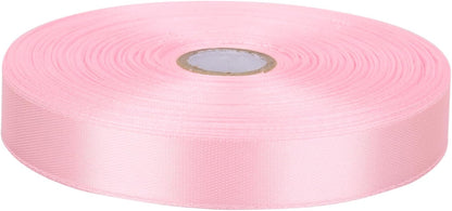 5/8 inches 50 Yard Light Pink Satin Ribbon for Gift Wrapping, Wedding, Crafts, Christmas,Easter, Floral, Hair, Invitation Decorations and More