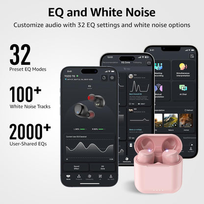 T6 Wireless Earbuds Bluetooth 5.3 Stereo Sound in Ear Headphones