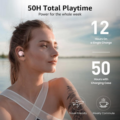 T6 Wireless Earbuds Bluetooth 5.3 Stereo Sound in Ear Headphones