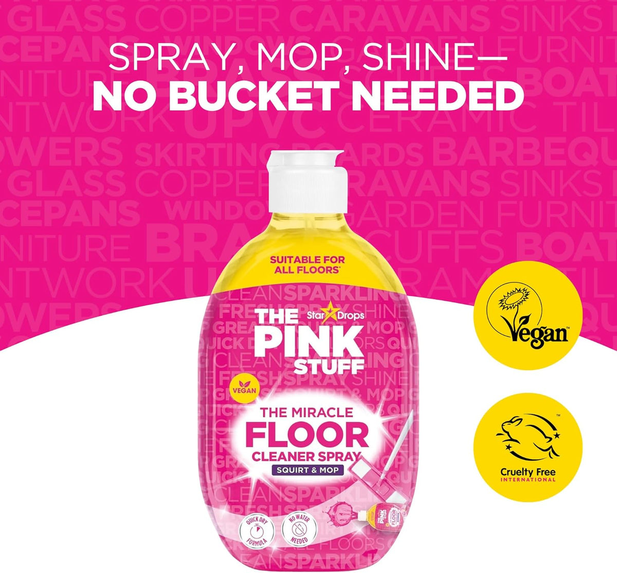 Stardrops The Miracle Floor Cleaner Spray 25 Fl Oz