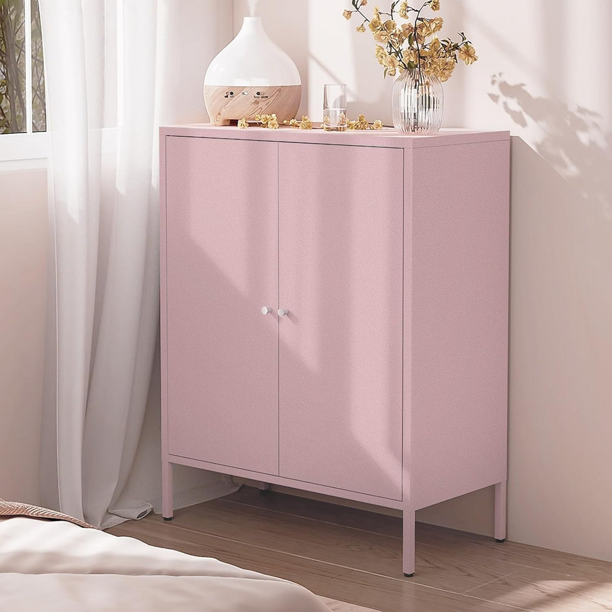 Pink Wallpaper Peel and Stick Pink Contact Paper 17.7''×118''Removable Self-Adhesive Wallpaper Matte Contact Paper for Cabinets and Drawers Girls Bedroom Vinyl Roll