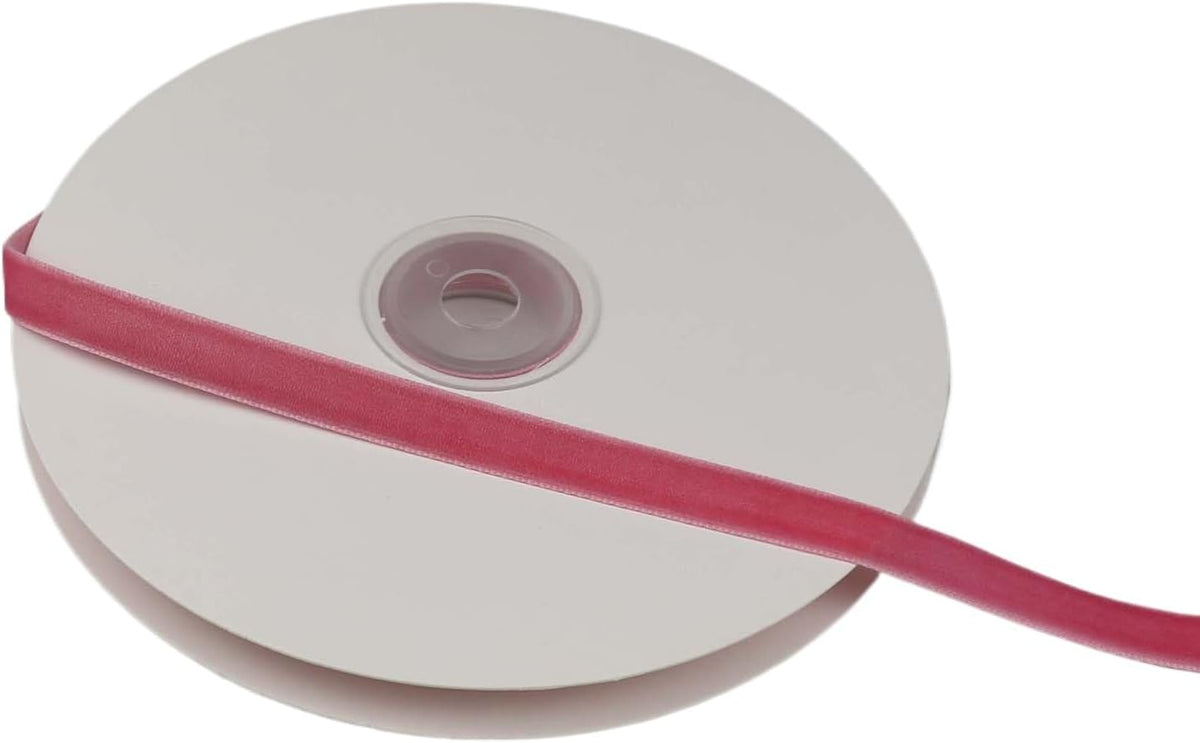 Velvet Ribbon for Gift Wrapping Christmas Decoration (07 (Peach), 3/8" (10mm) x 10 Yards)