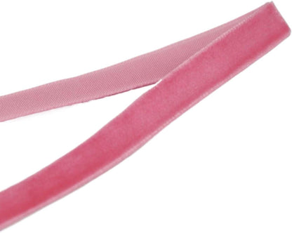 Velvet Ribbon for Gift Wrapping Christmas Decoration (07 (Peach), 3/8" (10mm) x 10 Yards)