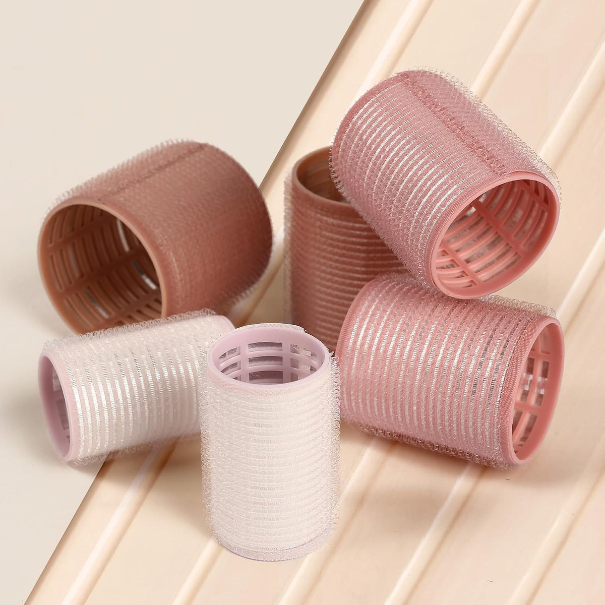 9pcs Ceramic Thermal Hair Rollers,Curlers for Long Medium Short Hair