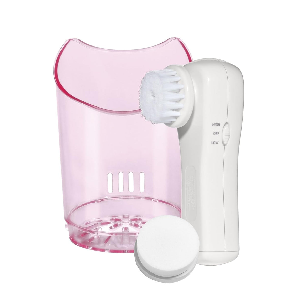 True Glow Moisturizing Mist Facial Sauna System; Pink / Cream