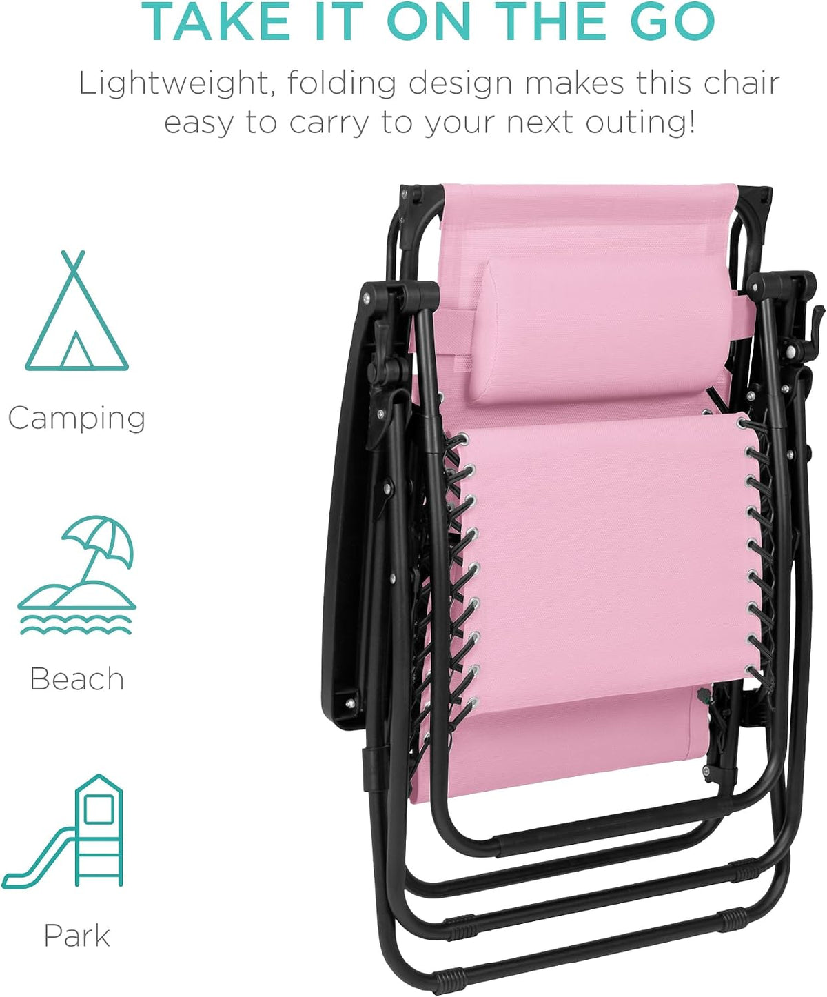 Zero Gravity Chair Recliner w/Canopy Shade