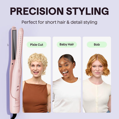 Wavytalk Cool Curl Pencil 0.65" Airflow Curling Iron for Short Hair & Pixie