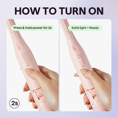 Wavytalk Cool Curl Pencil 0.65" Airflow Curling Iron for Short Hair & Pixie