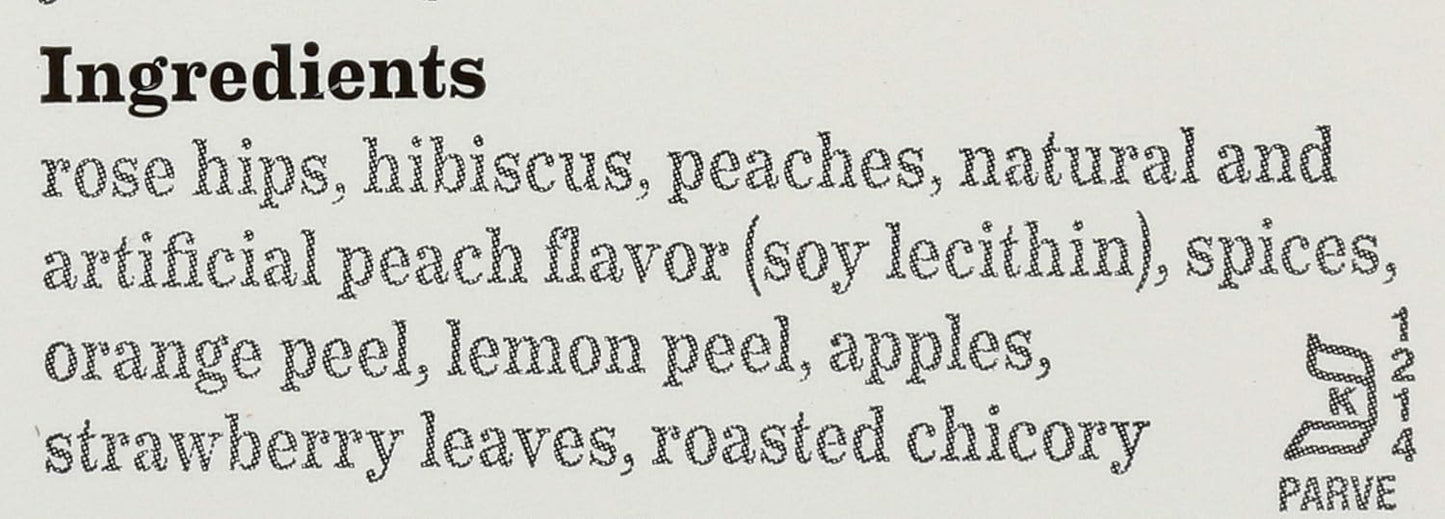 Perfect Peach Tea Bags, 20 ct