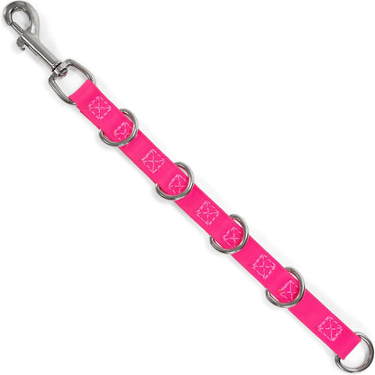 Jelly Pet Dog Grooming Loop Extender Strap for Grooming Table and Tub, Made with Rubber Waterproof Material, Extends Loops 13inches (Hot Pink)
