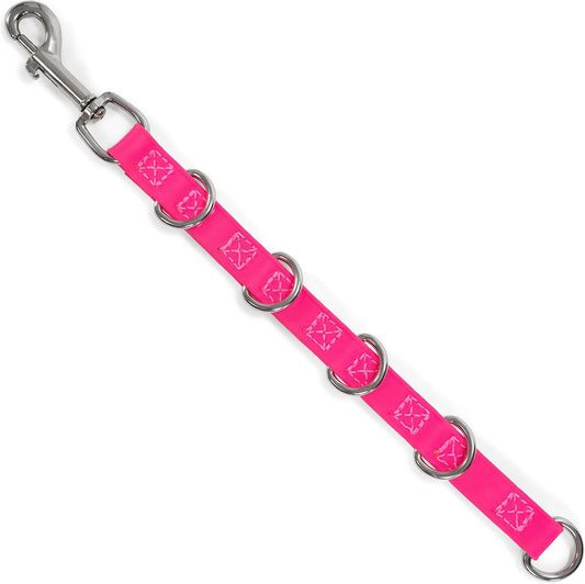 Jelly Pet Dog Grooming Loop Extender Strap for Grooming Table and Tub, Made with Rubber Waterproof Material, Extends Loops 13inches (Hot Pink)