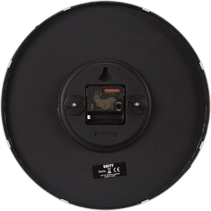 Wall Clock, Fradley, Silent Sweep, Modern, Pink, 30cm / 12-inch