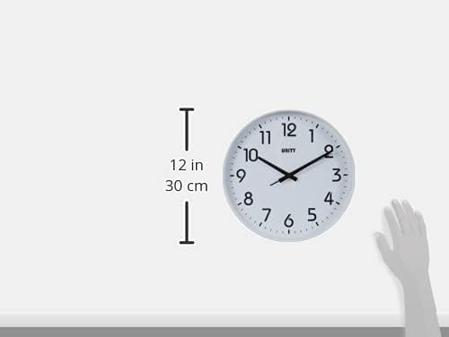 Wall Clock, Fradley, Silent Sweep, Modern, Pink, 30cm / 12-inch