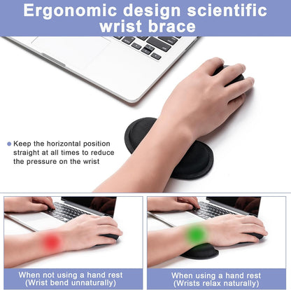 Keyboard Wrist Rest,Ergonomic Wrist Support for Keyboard,Pink Marble