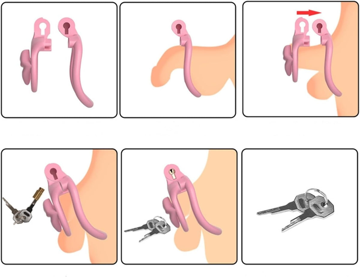Men's Fixed and Versatile Sports Stand with 3-Way Locking A266-SS (Pink)