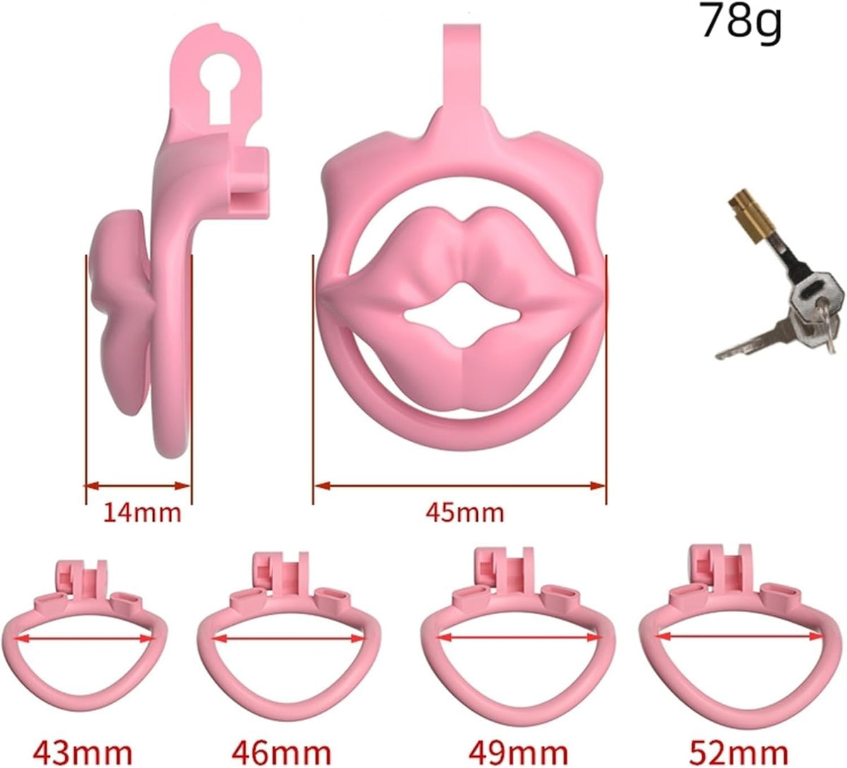 Men's Fixed and Versatile Sports Stand with 3-Way Locking A266-SS (Pink)