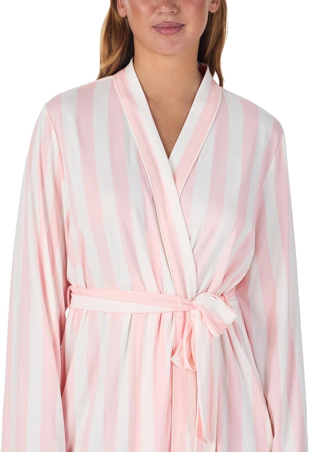 Womens Jersey Knit Bathrobe - Long Sleeve Above Knee Length Robe - Sleepwear & Loungewear