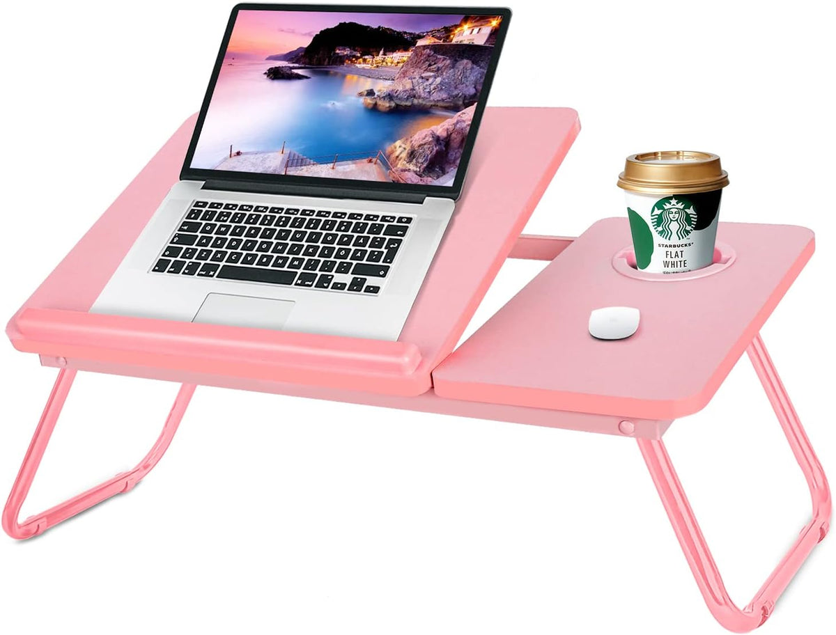 Foldable Lap Desk Bed Tray Table, Laptop Desk for Laptop & Writing