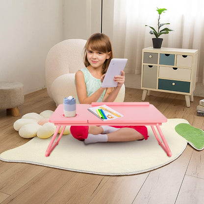 Foldable Lap Desk Bed Tray Table, Laptop Desk for Laptop & Writing