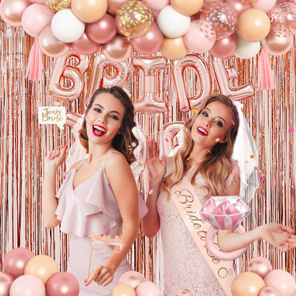 Rose Gold Bachelorette Party Decorations Supplies