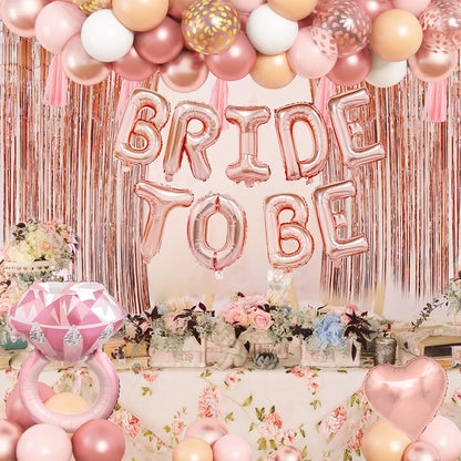 Rose Gold Bachelorette Party Decorations Supplies