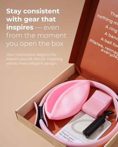Pink Adjustable Kettlebell 5lb to 12lb Adjustable Dumbbell Set 2lb to 5lb and Pilates Kit Bundle