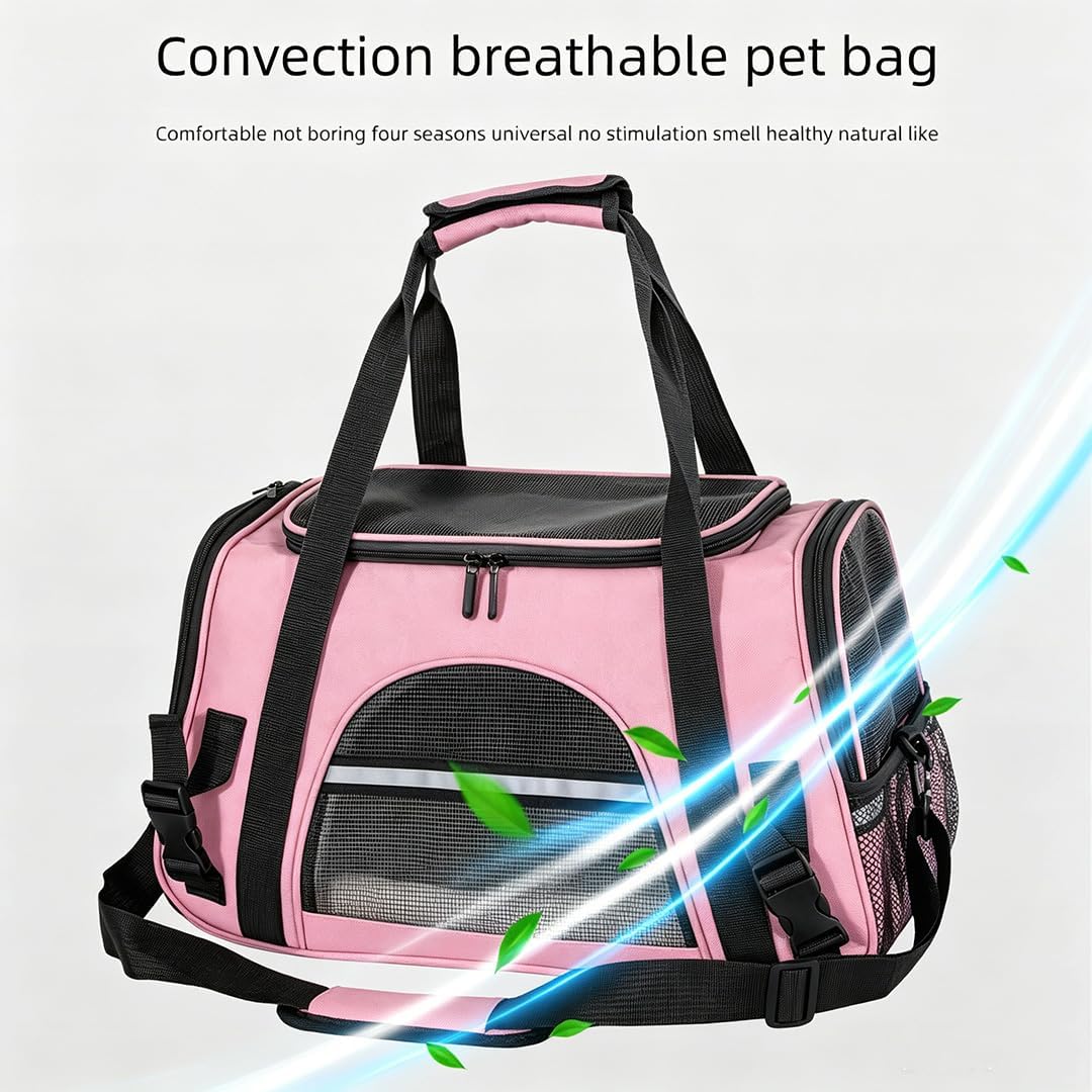 Cat Carrier Bag, Airline Approved Soft Carrier for Cats & Small Dogs