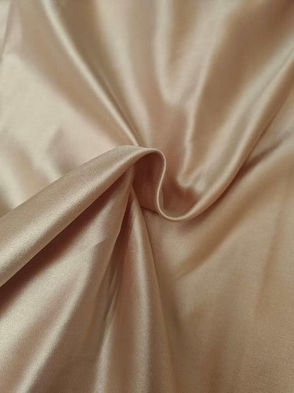 100% Silk Dutchess Satin Reversable Pink Peach and Pink Color 58" Wide [22053]