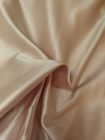 100% Silk Dutchess Satin Reversable Pink Peach and Pink Color 58" Wide [22053]