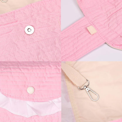 Pet Sling Carrier for Small Dogs & Cats 3-8lbs, Light Pink